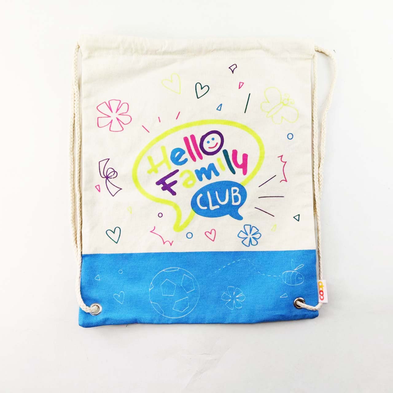 100% Recycled Cotton Drawstring Bag (F3604B)